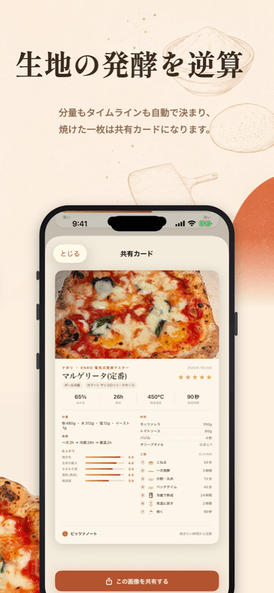 ピッツァノートのスクリーンショット 3